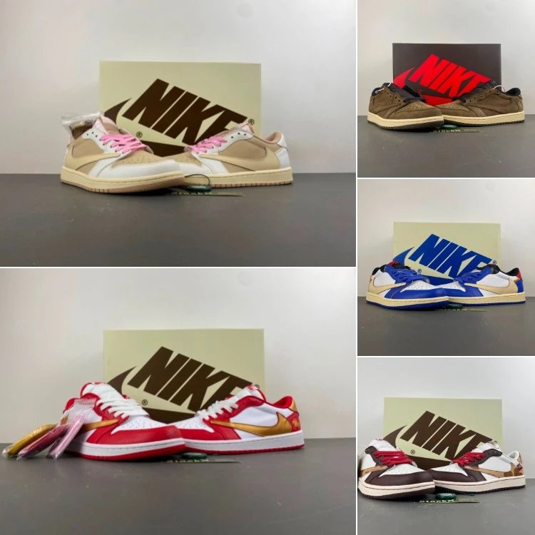 Nike Air Jordan 1 Low OG Travis Scott x Nike 'Cactus Jack' Sneakers | 7779597381